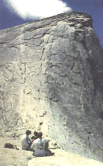 Yosemite Nationalpark-Klettersteig auf den Half Dome