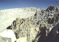 Mt Whitney-der Gipfel