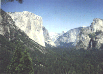 Yosemite Nationalpark-El Capitan und Half Dome