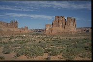 Eingangs-Panorama im Arches NP