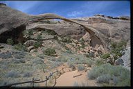 Arches NP : der einsturzgef&auml;hrdete Landscape Arch