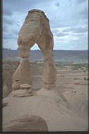 Arches NP : Delicate Arch - das Wahrzeichen des Bundesstaates Utah
