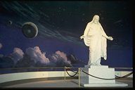 Salt Lake City : Jesus-Statue im Visitor Center des Mormonentempels