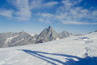 Matterhorn aus ungewoehnlicher Perspektive