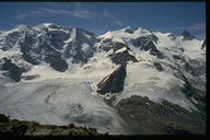 Bernina-Panorama : Piz Pal&uuml; und Bellavista