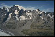 Bernina-Panorama : Piz Morteratsch, im Hintergrund der Piz Tschierva