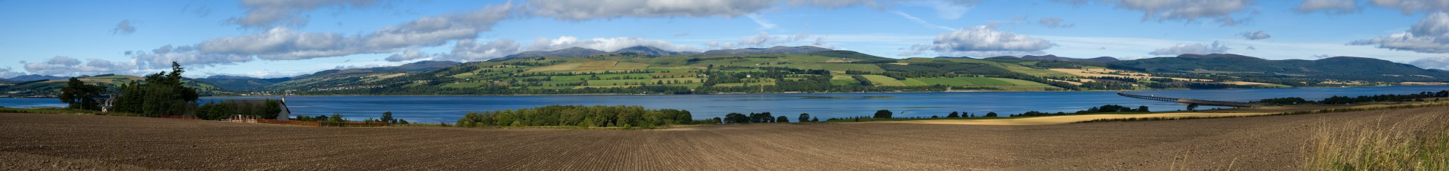 Brücke über den Cromarty Firth nördlich von Inverness, Schottland, August 2007