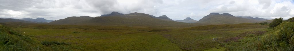 Highlands bei Ullapool, Schottland, August 2007