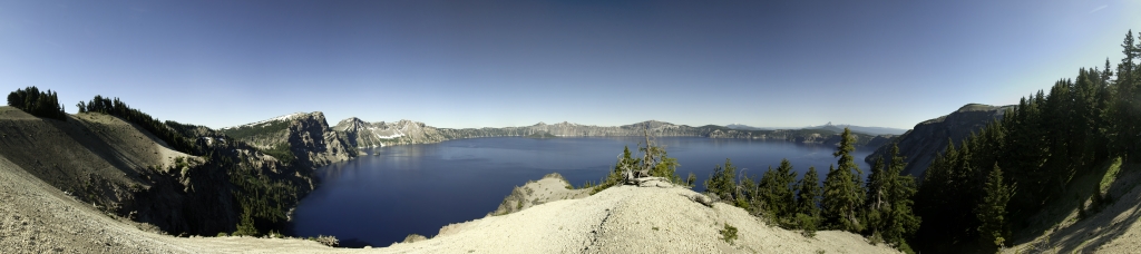 Panorama am Crater Lake fotografiert von Sentinel Rock, Crater Lake NP, Oregon