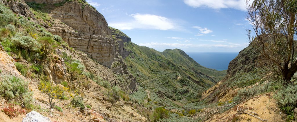 Im Tal der Caolin-Gruben, Lipari, Eolische Inseln, Italien, April 2012