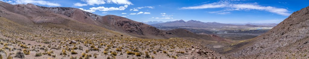 Blick nach Süden im Aufstieg auf den Cerro Guane-Guane (5097m), Chile, November 2016.