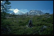 Auf dem Weg zum Rifugio Grey 