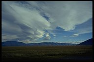 Typische patagonische Wolkenformationen