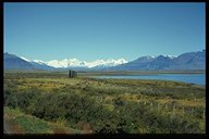 Lago Argentino, an dessen Ufer El Calafate und der Perito Moreno Gletscher liegt