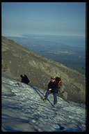 Aufstieg am Villarica im ersten Morgengrauen