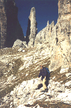 Guglia di Brenta vom Orsi Weg aus