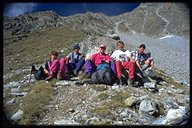 Die Truppe, bis auf die fotografierende Babett