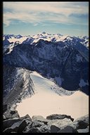 Blick vom Gipfel der Hohen Geige nach S&uuml;den