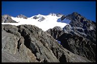 Hohen Geige von der R&ouml;tenscharte oder vom Kapuzinerj&ouml;chel aus