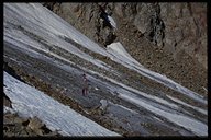 Letzte Querung eines Ferners vor dem Anstieg zum Wassertalkogel