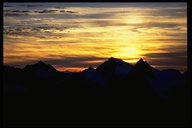 Sonnenuntergang auf dem Wassertalkogel