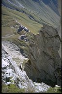 Sajat-H&uuml;tte (vom Abstieg von der Roten Saile)