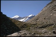 Blick hin&uuml;ber zu den Simonyspitzen aus dem T&uuml;rmljoch - &Uuml;bergang zur Rostock-Essener-H&uuml;tte