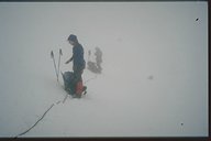 Aufstieg auf den Großvenediger im White Out