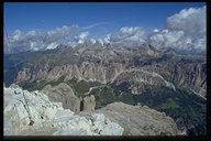 Rückblick auf die Puez-Geisler-Gruppe