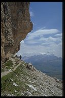 Unter den Abbrüchen der östlichen Sella