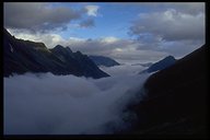 Morgenstimmung auf der Greizer Hütte (2226m)