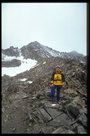 Blick zurück auf den östlichen Grat des Schönbichler Horns